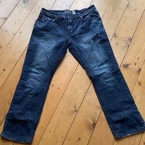 INC International Concepts Dark Blue Straight Jeans